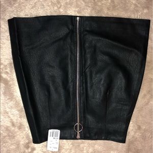 NWT leather skirt